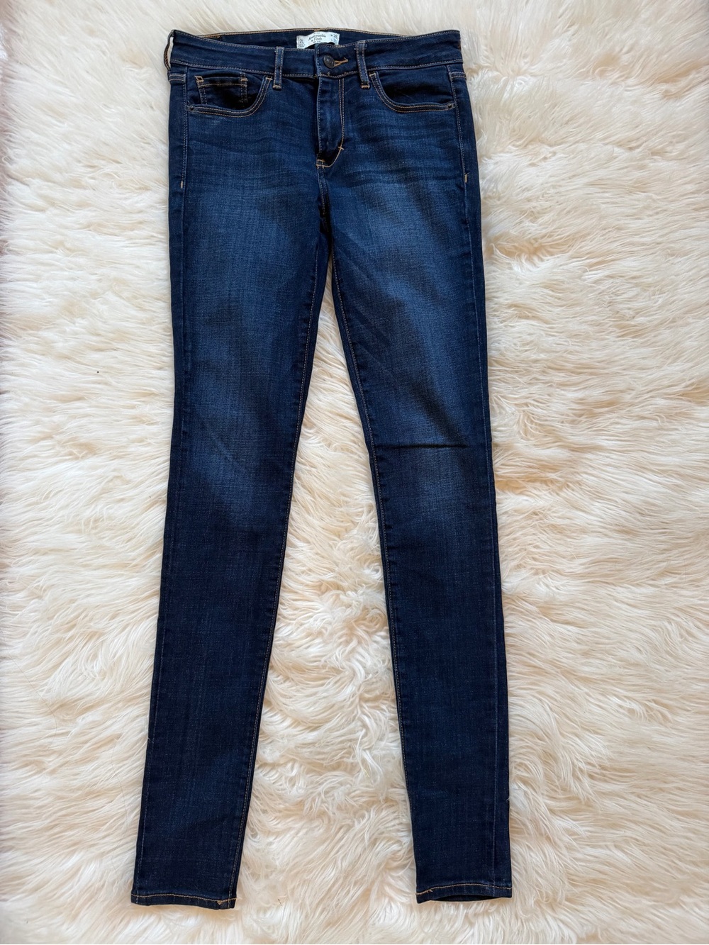 Abercrombie & Fitch Dark Indigo Skinny Jeans